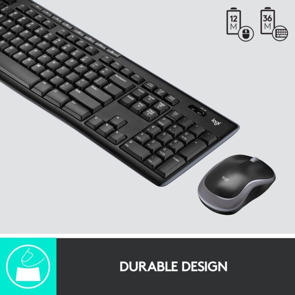 amazon basics Wired Keyboard with 104 Keys for Windows, Mac OS Computer